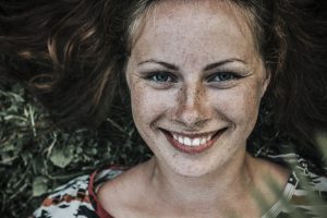 beautiful, freckles, girl